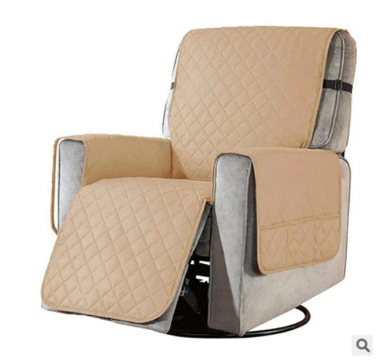 fauteuil inclinable couverture polyestère moderne beige gris bleu marine marron carreaux opaques machine laver