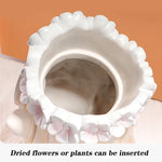 vase résine buste féminin fleurs artificielles décor maison moderne classique