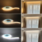 ruban led coB 5m 12v blanc chaud froid rouge vert bleu clips modernes
