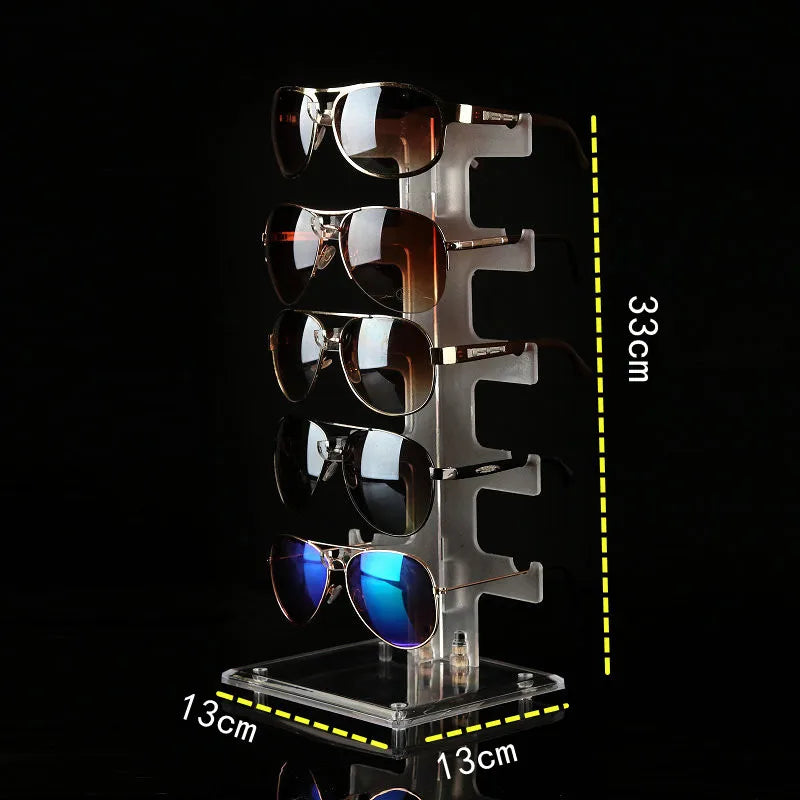 présentoir moderne lunettes clips acrylique niveaux rangement opticien