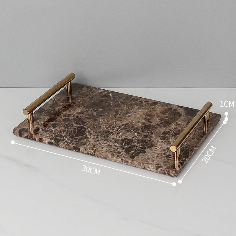 ensemble salle bain marbre moderne marron doré distributeur savon tasse brosse dents adhésif