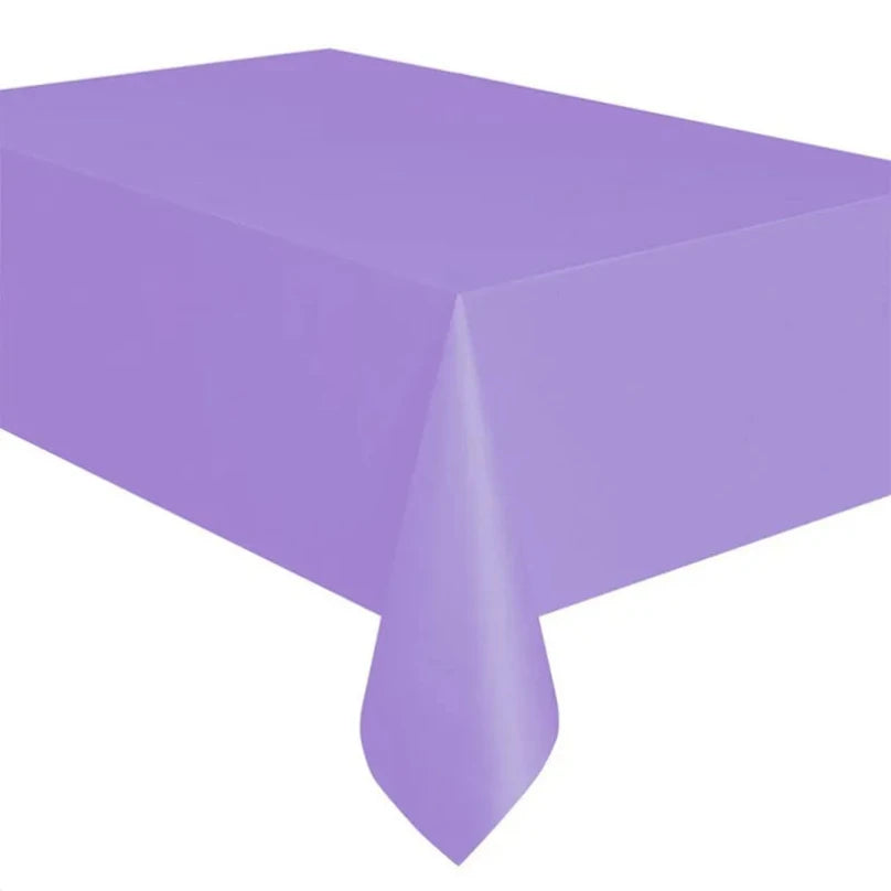 nappes jetables table blanc noir anniversaire mariage fêtes lisses opaques PVC modernes