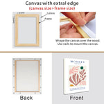 cadre peinture bois moderne 20x20cm 30x30cm 40x40cm 50x50cm texture bois naturel