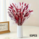 bouquet fleurs séchées naturel plumes pampa beige rustique décoration intérieure anniversaire baby shower mariage