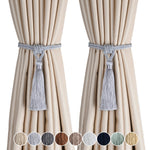 corde rideaux pompon moderne élégant blanc doré argenté polyester facile utiliser decoration chambre