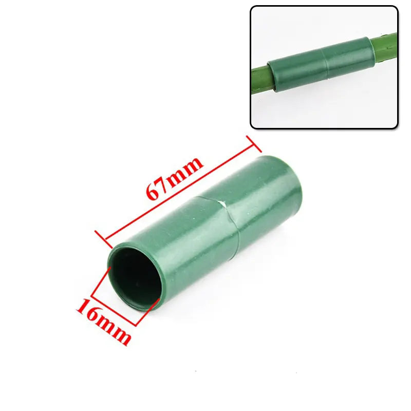 connecteurs support plantes vert plastique serre jardin accessoires bricolage jardinage structure robuste fixe