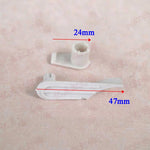 pinces cordon blanc modernes 47mm 34mm 24mm transparents électriques plafonnier