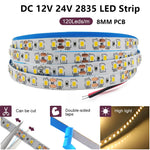 ruban led blanc flexible smd 120 leds metre adhésif salon chambre