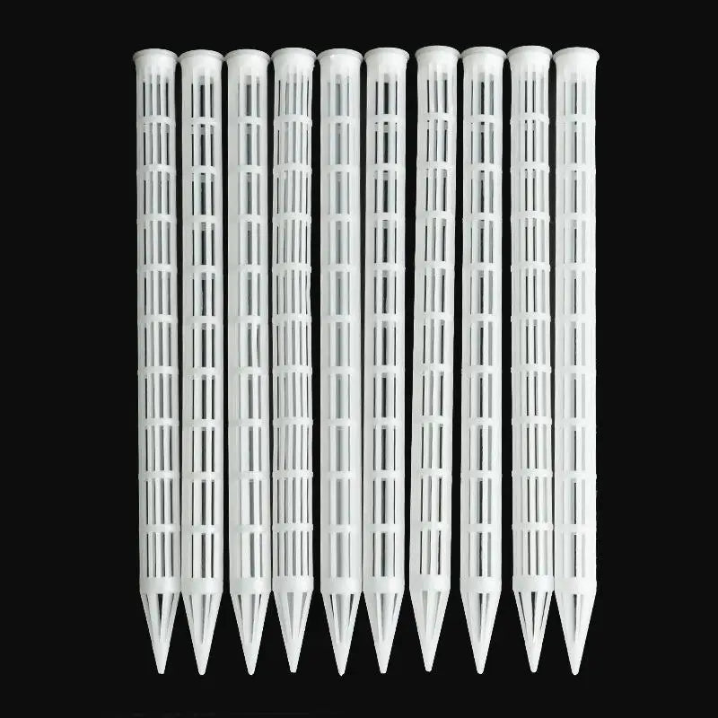 tuteur plante transparent perforations moderne eyelets plastique growth support jardin pot plantes