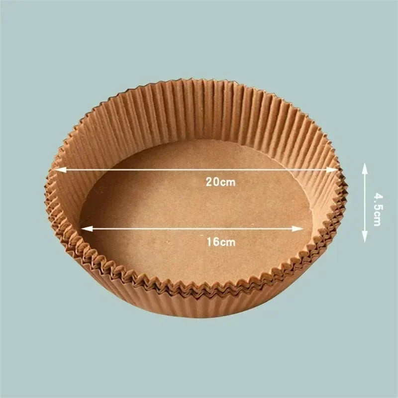 filtres papier cuisine sans huile rayures beige pratique économiques tapis cuisson friteuse air resistant