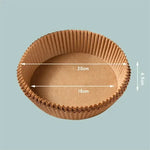 filtres papier cuisine sans huile rayures beige pratique économiques tapis cuisson friteuse air resistant