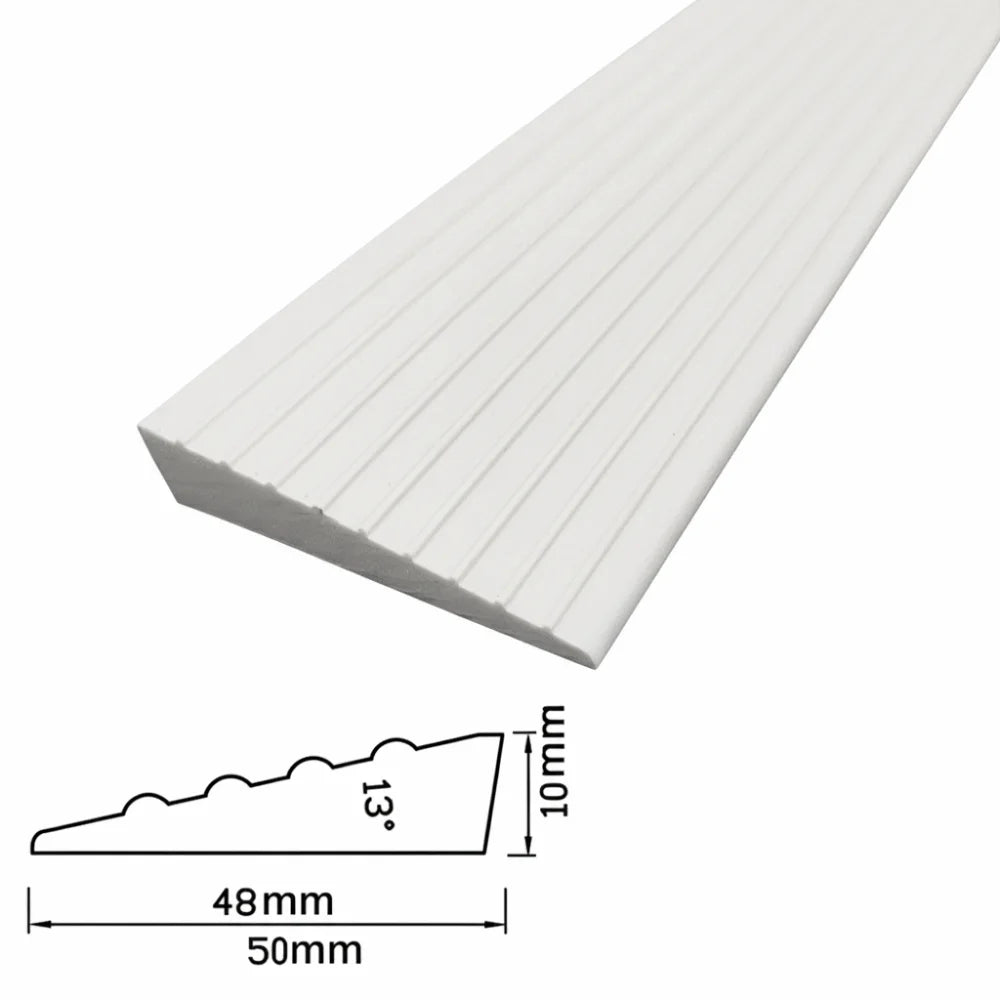 tapis seuil noir rayures moderne adhésif pvc imperméable maison entrée