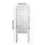 support plante structure rectangulaire plastique transparent grille pieds métalliques fixations jardinière plantes grimpantes decorationintérieur