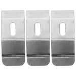 clips stores roulants argenté moderne fixation stores enrouleurs verticaux brackets blindes