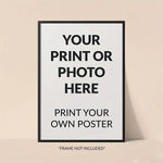 affiche personnalisable rectangulaire portrait texte imprimé fond uni minimaliste moderne
