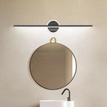lampe murale miroir or noir minimaliste moderne 40 60 cm tricolore blanc chaleur led