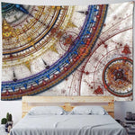 Vue de près de la texture douce et des couleurs vibrantes du Mandala