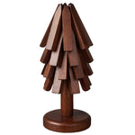 support vaisselle bois marron foncé texture naturelle moderne anti brûlure trivet résistant chaleur plateau