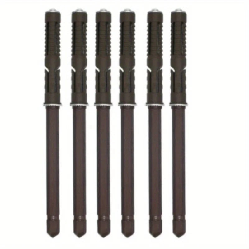 supports murals modernes anti dérapants vis marron foncé 100mm 12mm 7mm 10mm 6pcs