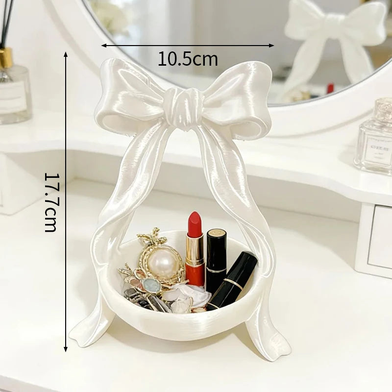 présentoir bijoux rose clair satiné boîte rangement féminin organisateur maquillage