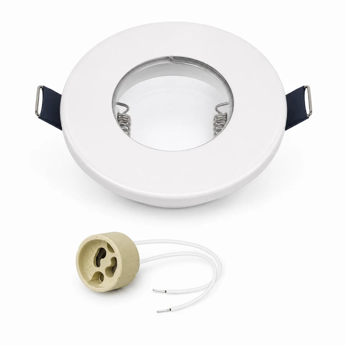 spots led blancs transparents moderne gouttes d'eau clips inclusées étanches ip65