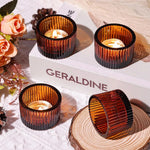 décoration intérieure bougeoirs verre doré transparent classique mariage événement table
