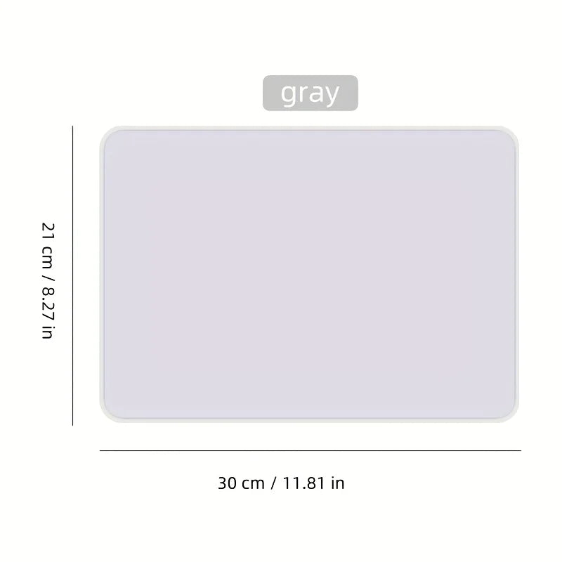 tapis souris moderne noir gris bleu vert opaques 21cm 30cm