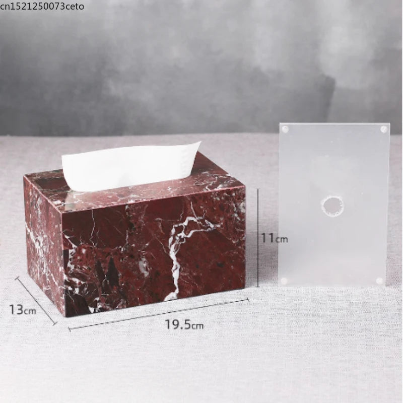ensemble accessoires salle bain marbre violet plateau distributeur savon pot pinceau diffuseur huiles