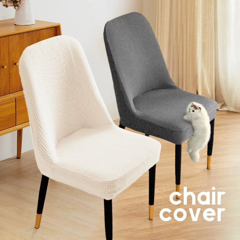 housse chaise tissu carreaux blanc gris moderne adhésif polyestre extérieur adaptable diverse utilisation