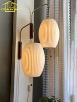 lampe murale led moderne blanc rayures verticales câble électrique certifiée rohs ccc cqc fcc