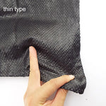 tapis protection arbre noir tissé lignes vertes opacité pratique 0.8x0.8m 1x1m 1.2x1.2m