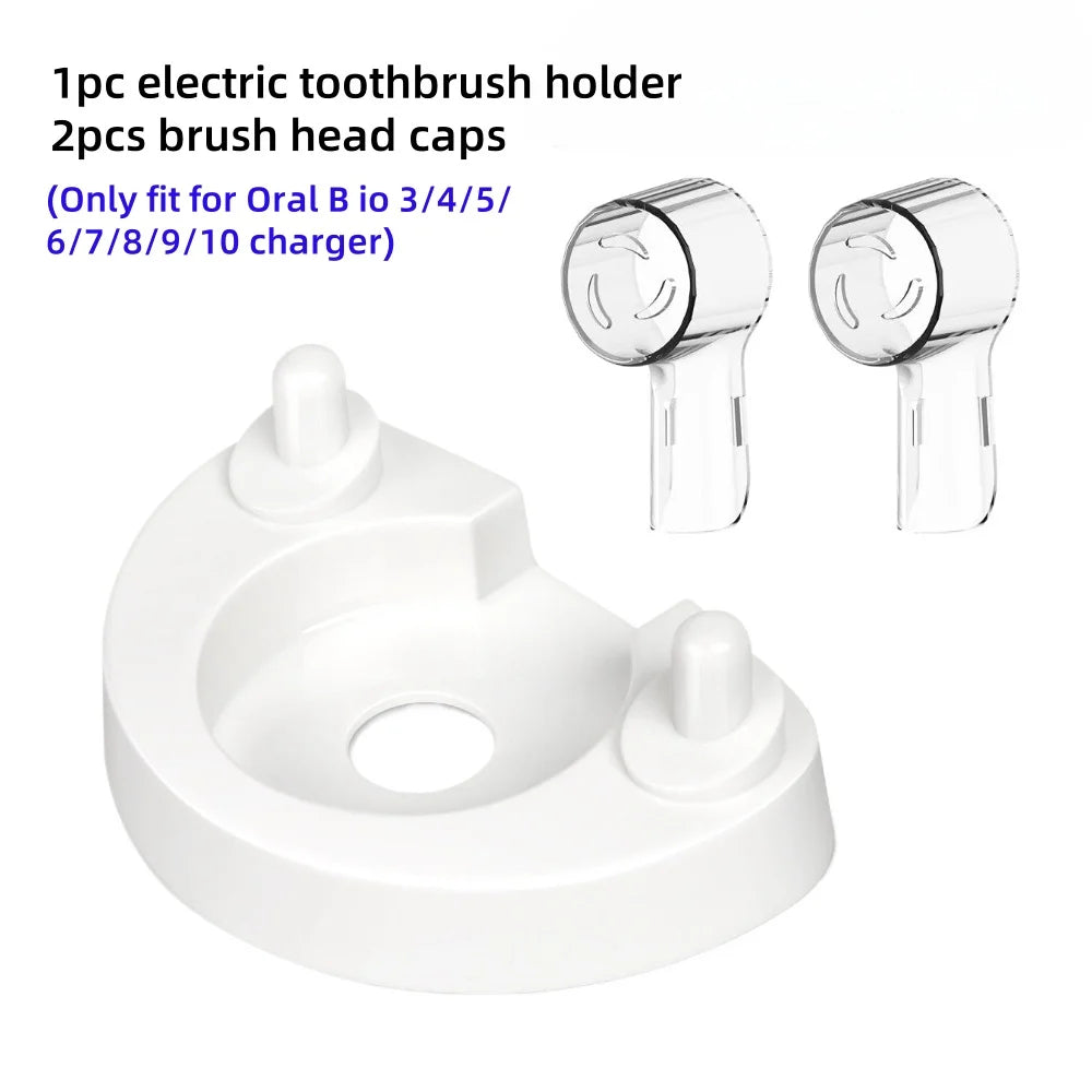 porte brosses dents blanc moderne minimaliste rangement salle bain orale iO électrique