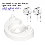 porte brosses dents blanc moderne minimaliste rangement salle bain orale iO électrique