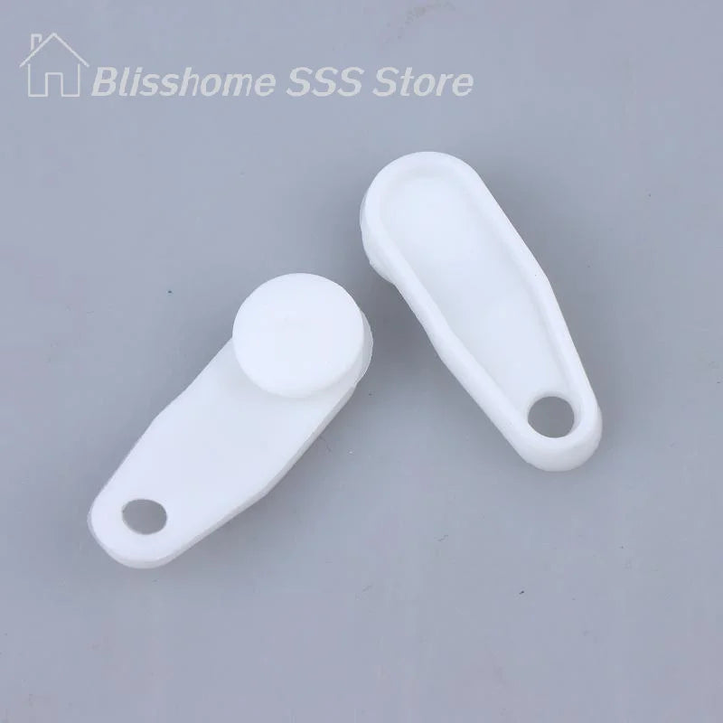 clips fixation blancs durables rideaux modernes plastique lisses chambre coucher