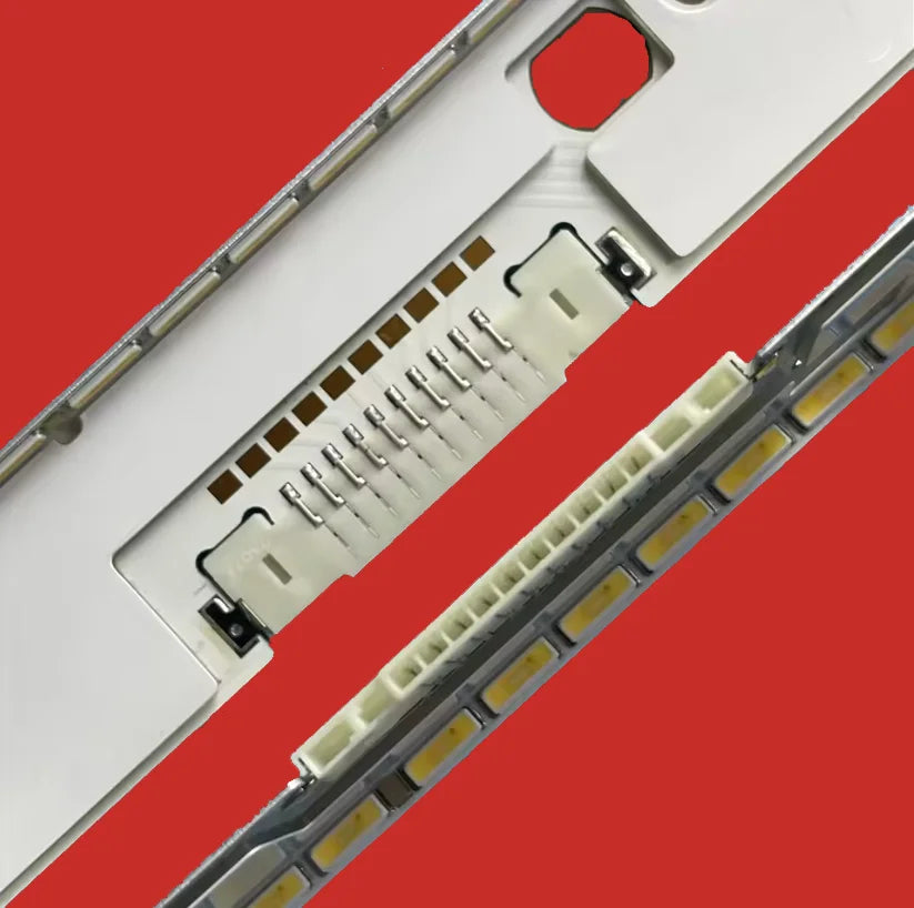 bande led blanc jaune 68 leds 533 mm moderne connecteurs boutons