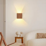 lampe murale moderne texture bois couleur naturelle minimaliste