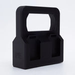 support rangement batterie noir texturé 3d fonctionnel utilitaire compartiments sans piles