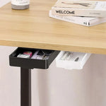 rangement sous table tiroir adhésif noir blanc minimaliste moderne multifonction crayon gomme pinceau maquillage