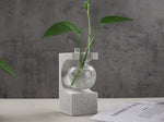 vase silicone texturé moderne gris clair support diy decoration maison