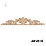 appliques decoratives bois floral sculptees baroques naturelles decoration murale farmhouse classic