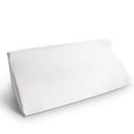 coussin d'angle bleu uni moderne fermeture éclair literie polyester coton chambre coucher
