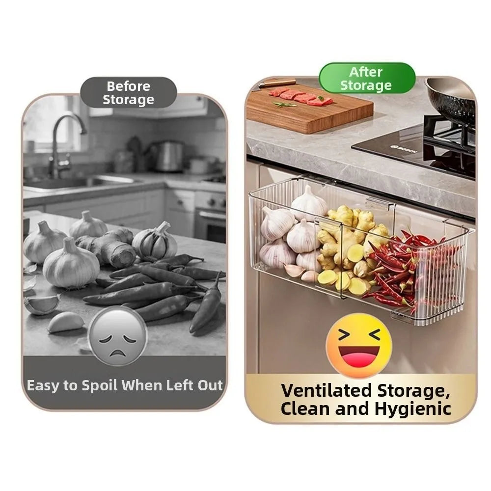 rangement porte cuisine transparent clips moderne brosse vaisselle gants lingettes essuie tout