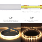 ruban led blanc adhésif dimmable wifi zigbee tuya alexa controleur moderne minimaliste