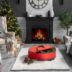 sac rangement réutilisable polyester durable respectueux environnement rangement décoration noël couronne guirlande rouge vert