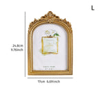 cadre photo ornement baroque vintage support pliable décoration murale photo frame sculpté fleurs feuilles
