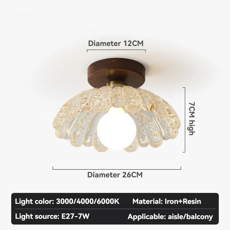lampe moderne transparente acier poli texture striée élégante dorée 3000k 4000k 6000k