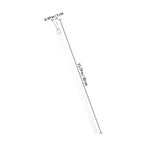 tige rideau blanc acrylique moderne 30cm drapery pull rod accessoire quincaillerie store