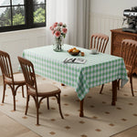 nappe table rouge blanche carreaux imperméable classique extérieure camping pique nique terrasse
