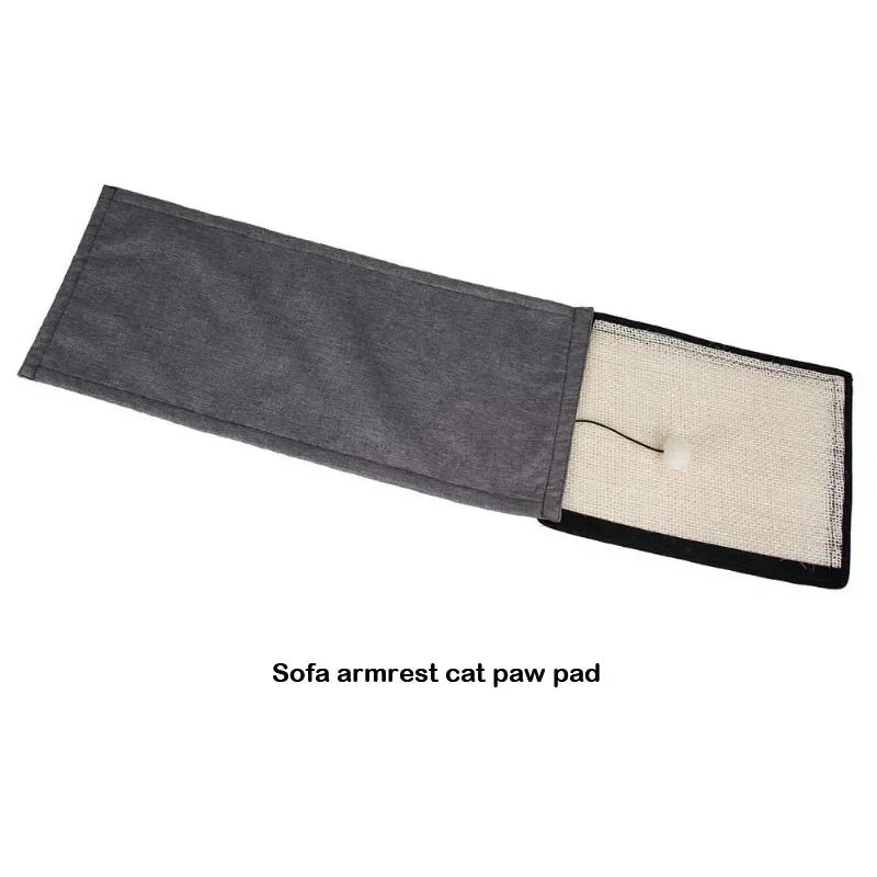tapis sisal griffoir moderne protecteur meuble chat texture rugueuse beige gris noir