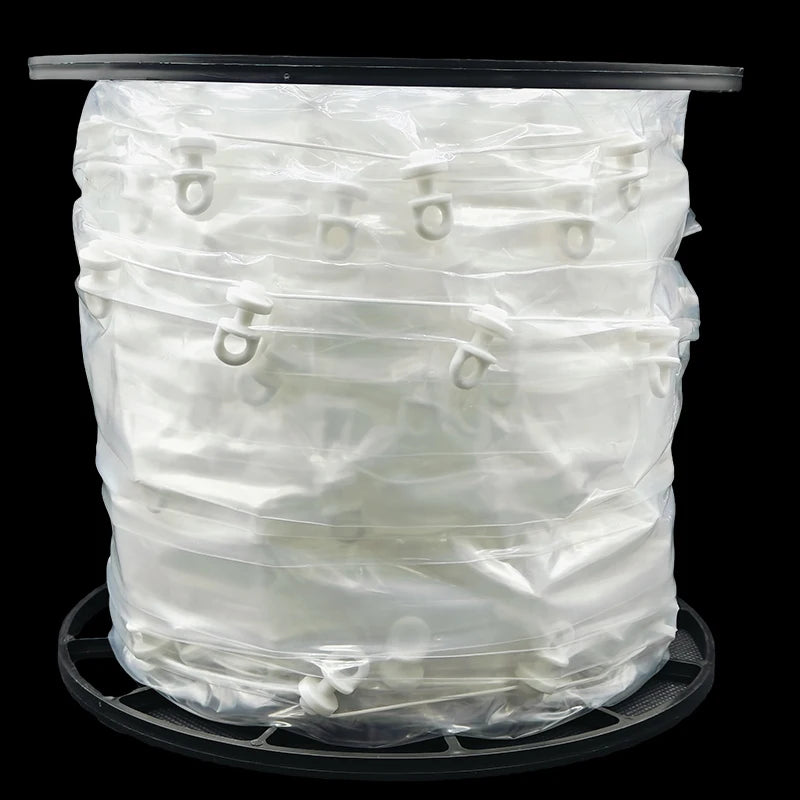 accessoires rideau polonais courroie blanc moderne 54mm 60mm 70mm 80mm fixations voies